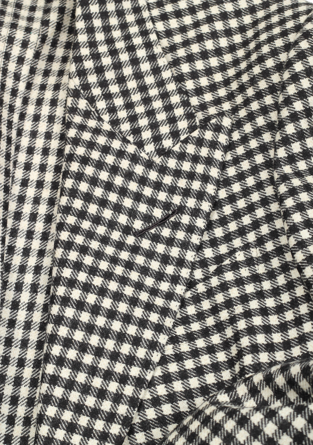 TOM FORD Shelton Checked Black White Sport Coat Size 48 / 38R U.S.