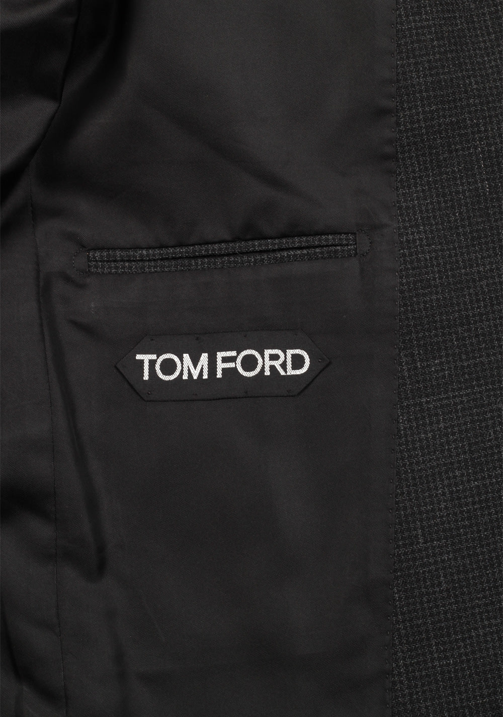 TOM FORD O'Connor Checked Gray Sport Coat Size 48 / 38R U.S. Fit Y