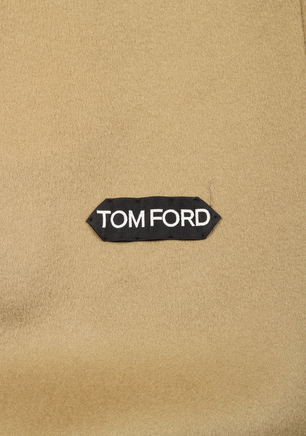 TOM FORD Camel Cashmere Double Breasted Coat Size 48 / 38R U.S.