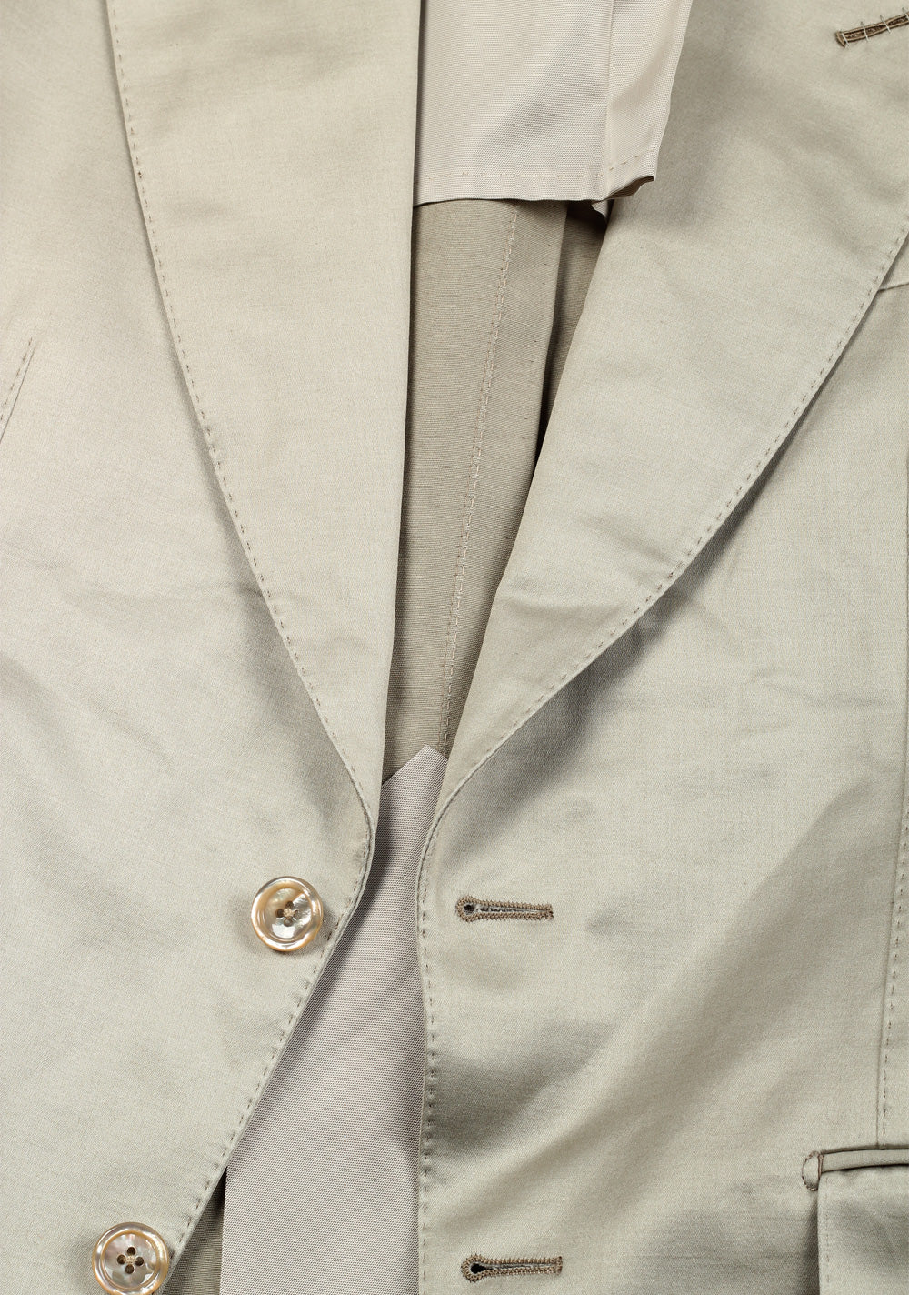 TOM FORD Dyllan Solid Grayish Taupe Sport Coat Size 48 / 38R U.S.