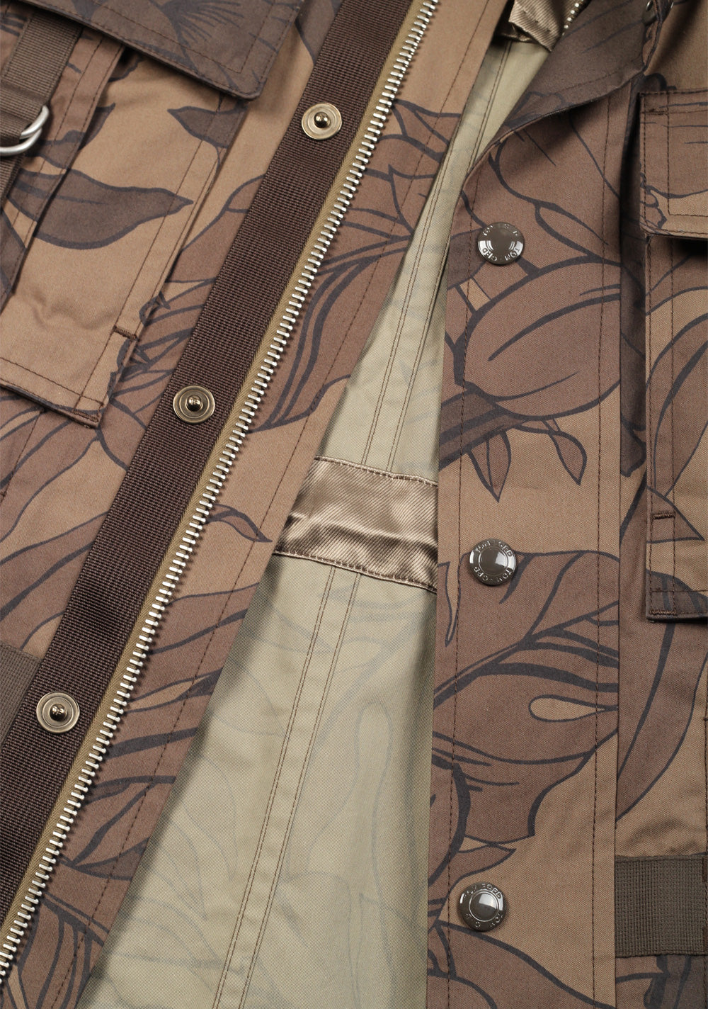 TOM FORD Brown Floral Jacket Coat