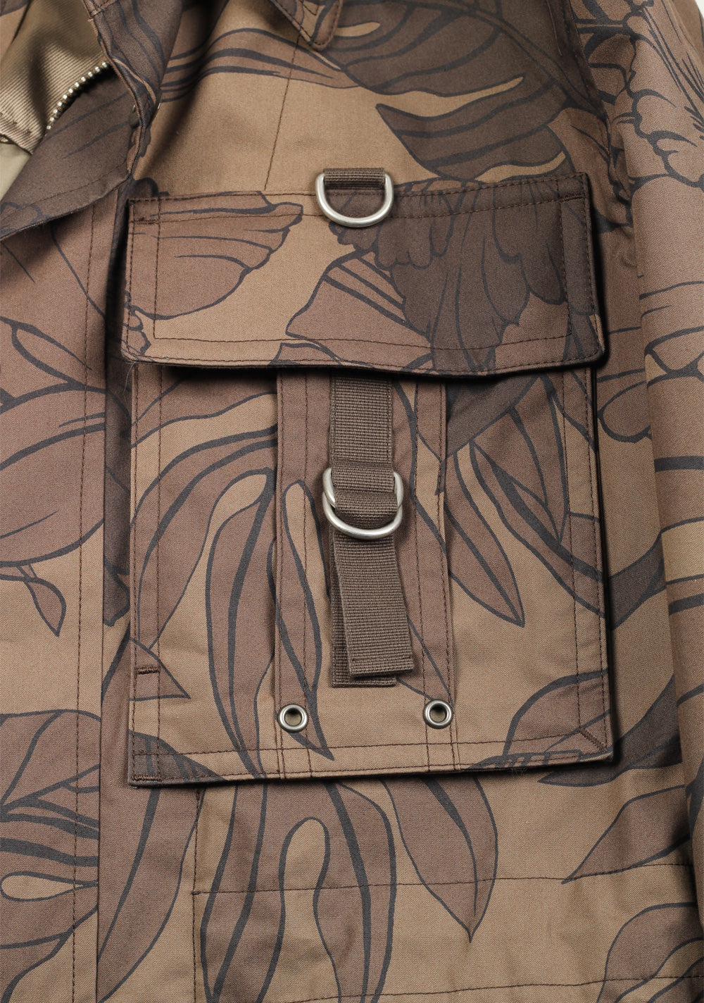 TOM FORD Brown Floral Jacket Coat