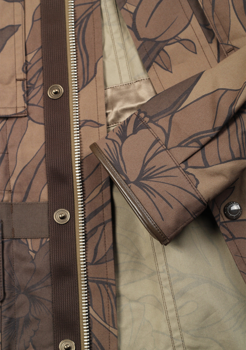 TOM FORD Brown Floral Jacket Coat