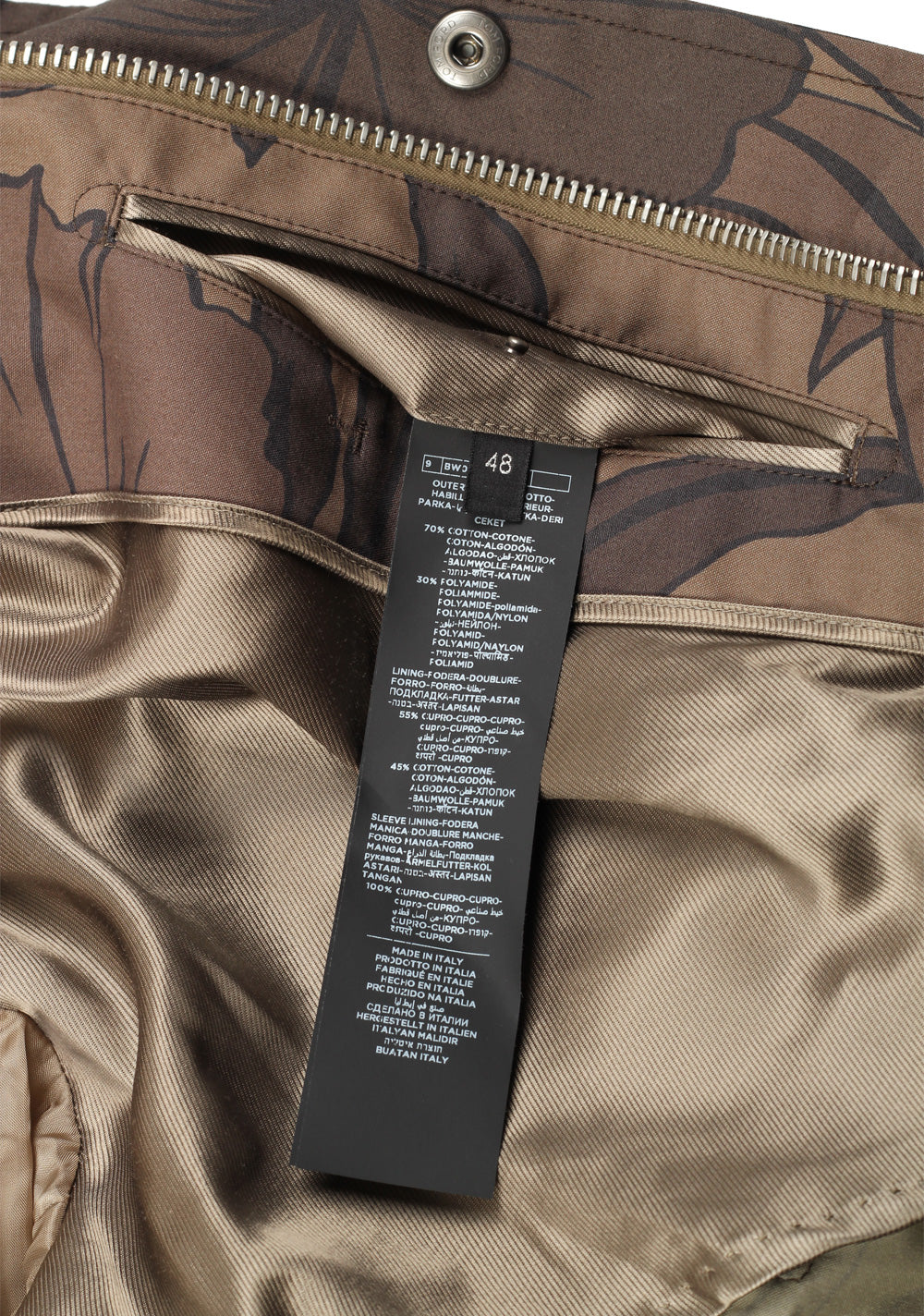 TOM FORD Brown Floral Jacket Coat