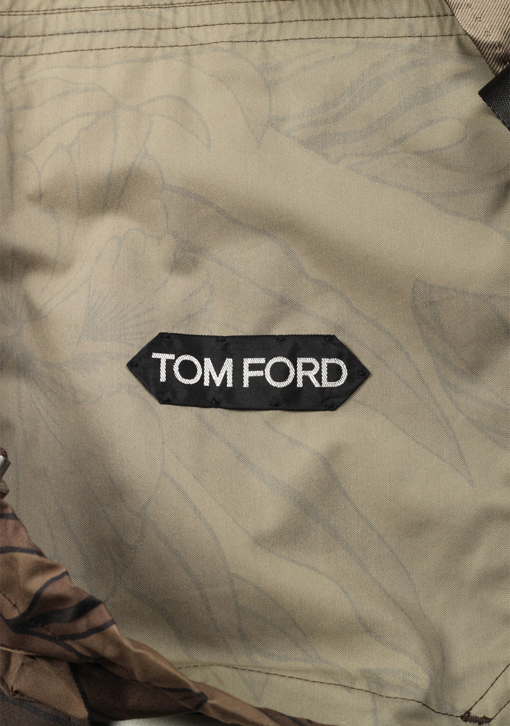 TOM FORD Brown Floral Jacket Coat