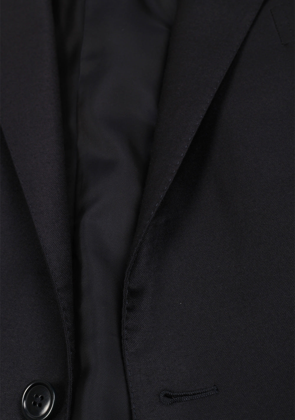 ZEGNA Milano Trofeo Black Solid Suit Size 58 / 48R U.S.