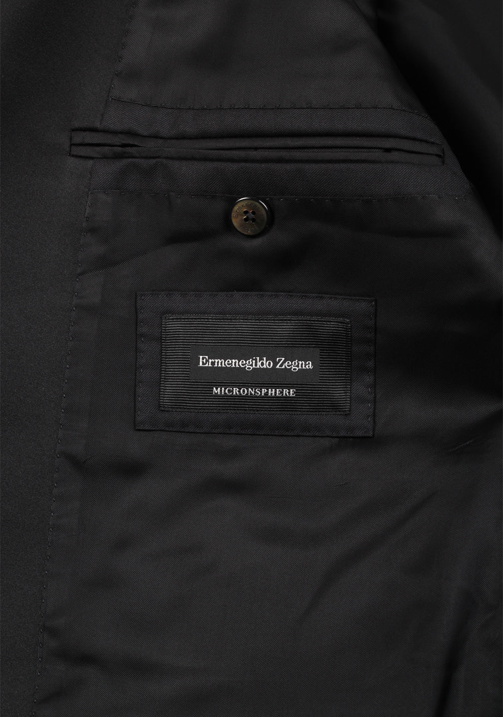 ZEGNA Black Wool Milano Micronsphere Tuxedo Suit Size 54 / 44R U.S.