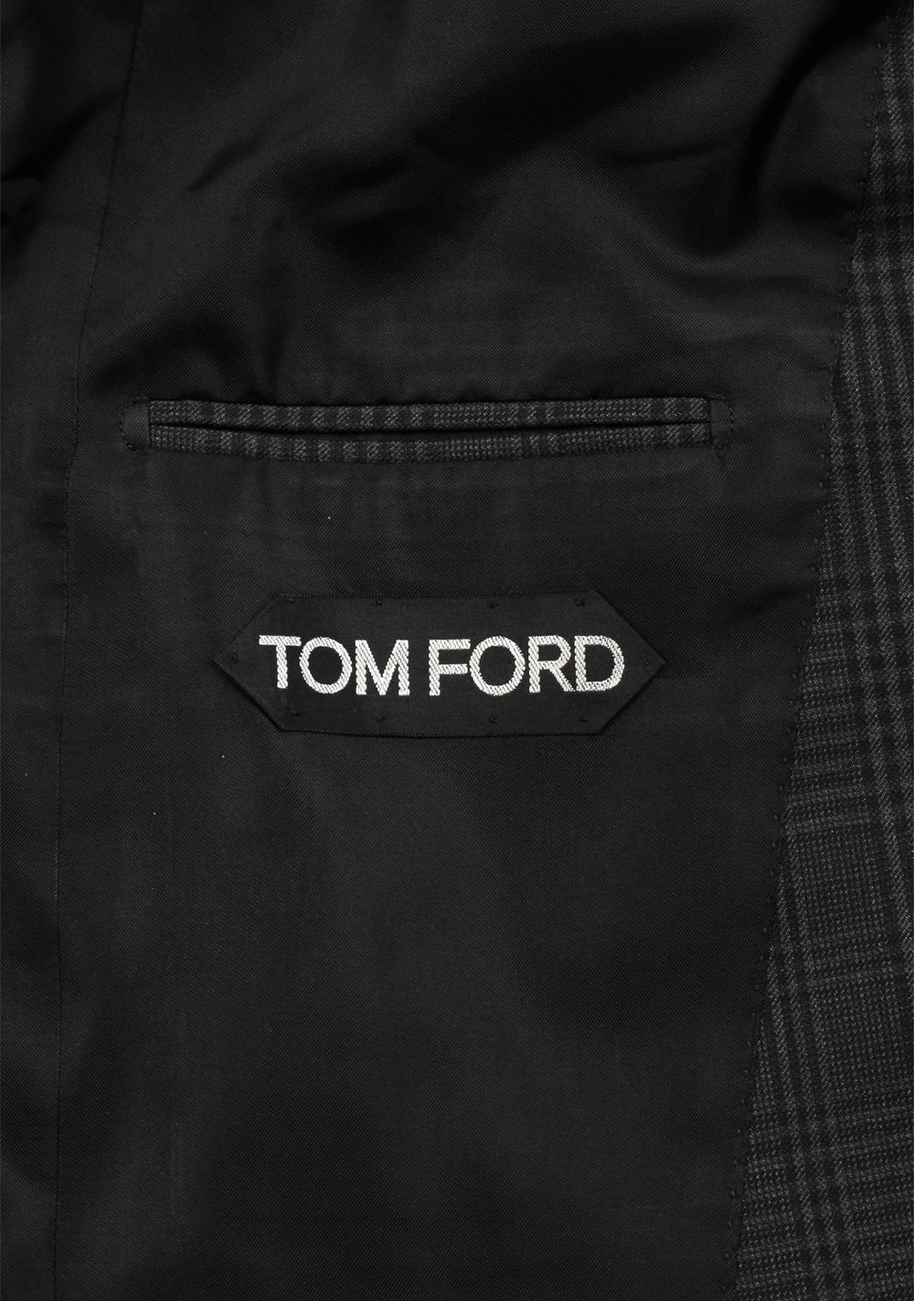 TOM FORD Atticus Gray Checked Sport Coat Size 46 / 36R U.S.