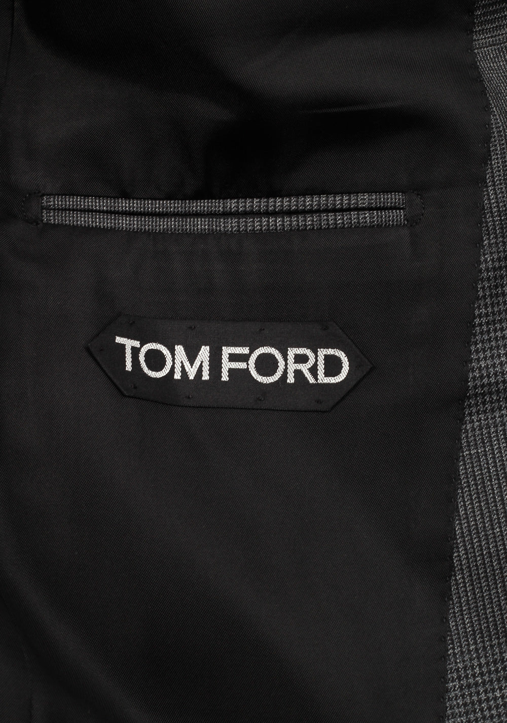TOM FORD Atticus Gray Checked Sport Coat Size 46 / 36R U.S.