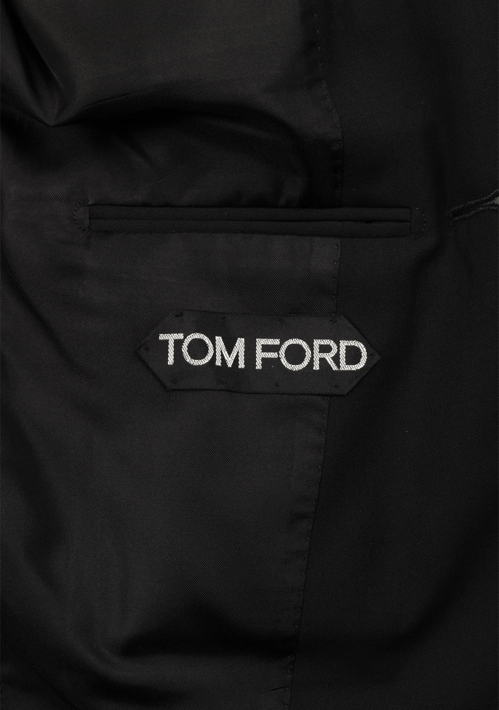 TOM FORD Shelton Black Solid Sport Coat Size 46 / 36R U.S.