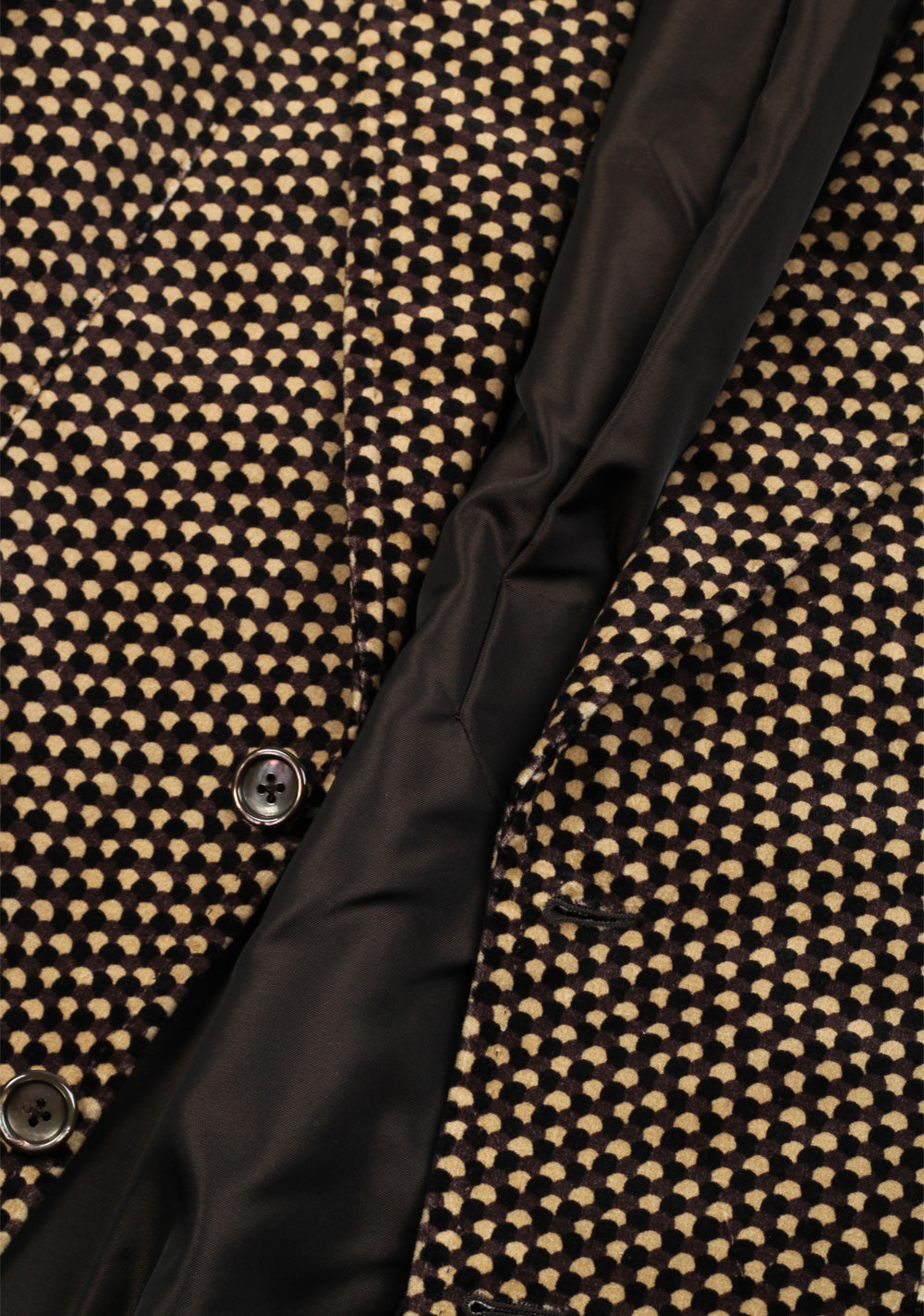 TOM FORD Beige / Gray / Yellow Patterned Sport Coat Size 46 / 36R U.S.