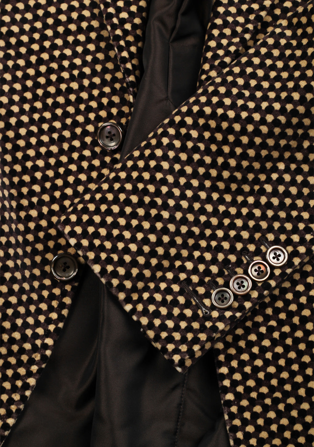 TOM FORD Beige / Gray / Yellow Patterned Sport Coat Size 46 / 36R U.S.
