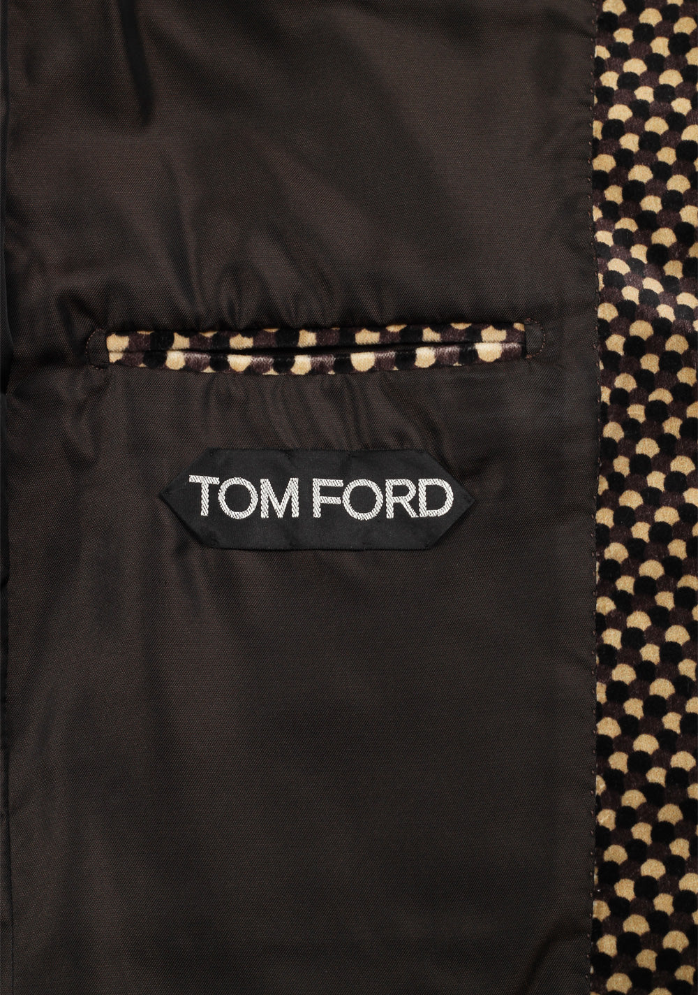TOM FORD Beige / Gray / Yellow Patterned Sport Coat Size 46 / 36R U.S.
