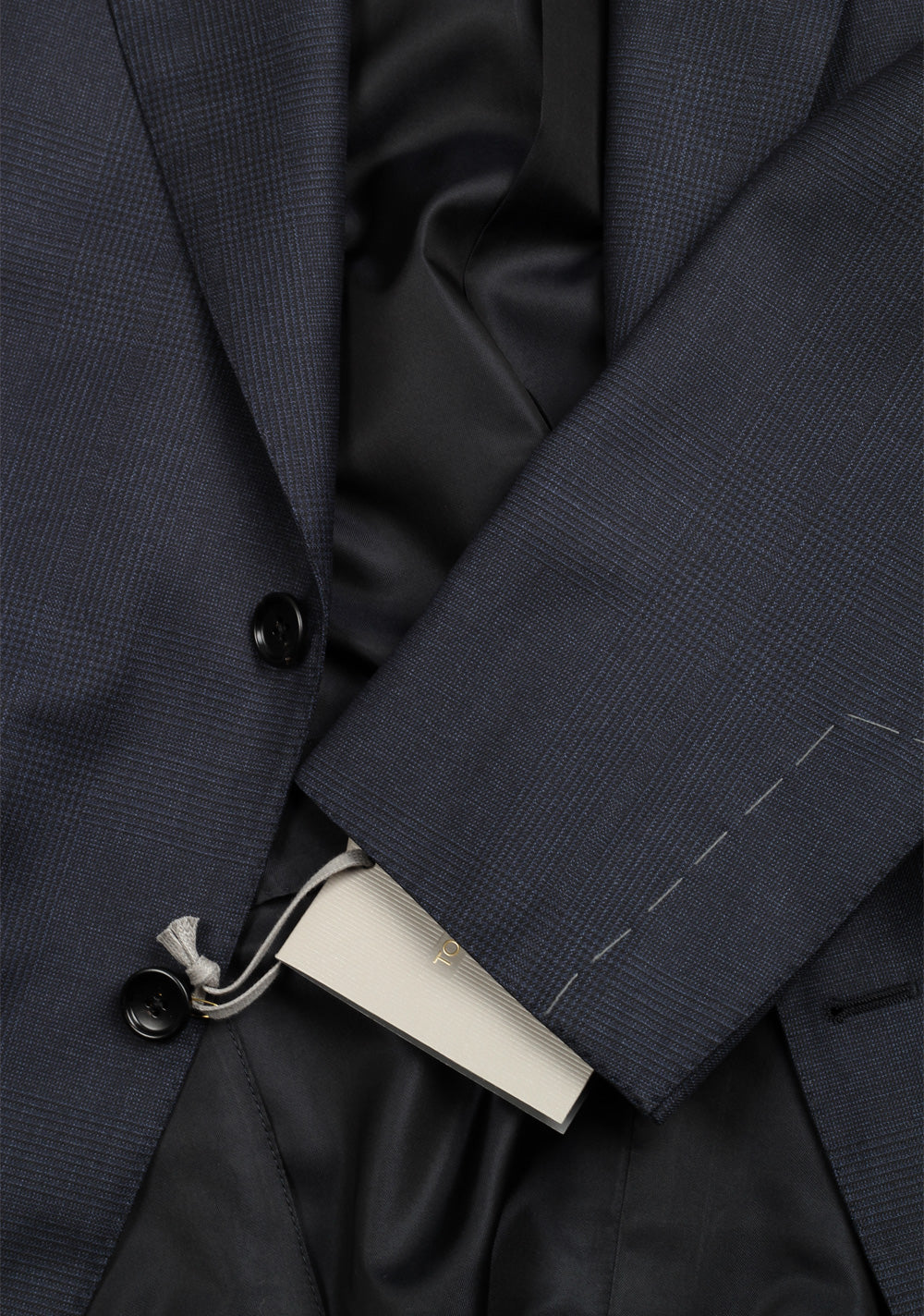 TOM FORD Shelton Checked Blue Suit