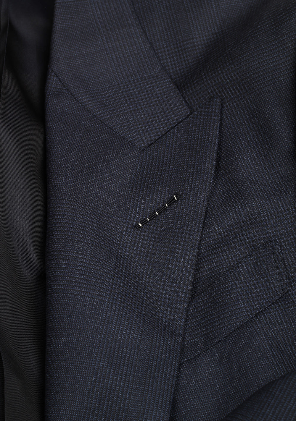 TOM FORD Shelton Checked Blue Suit