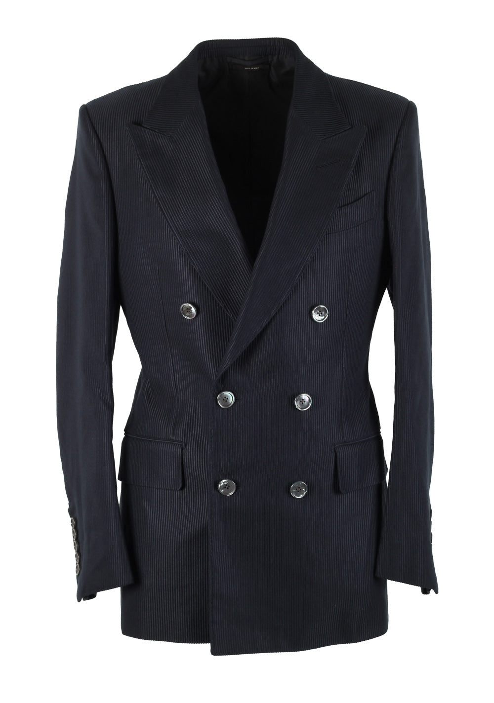 TOM FORD Atticus Blue Striped Sport Coat Size 46 / 36R U.S.