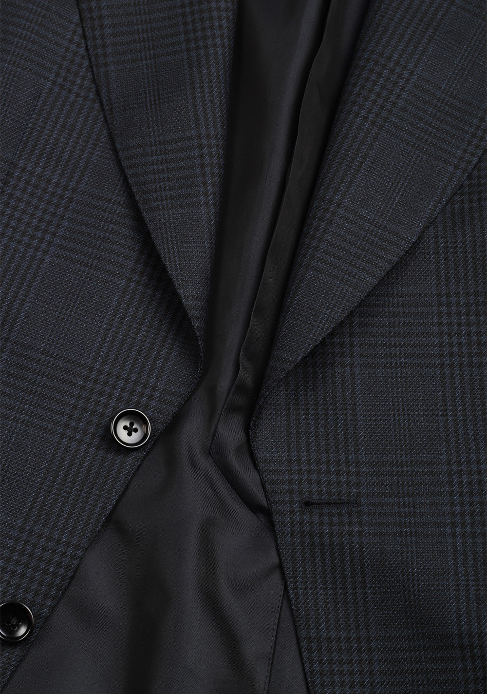 TOM FORD Atticus Black/Blue Checked Sport Coat Size 46 / 36R U.S.