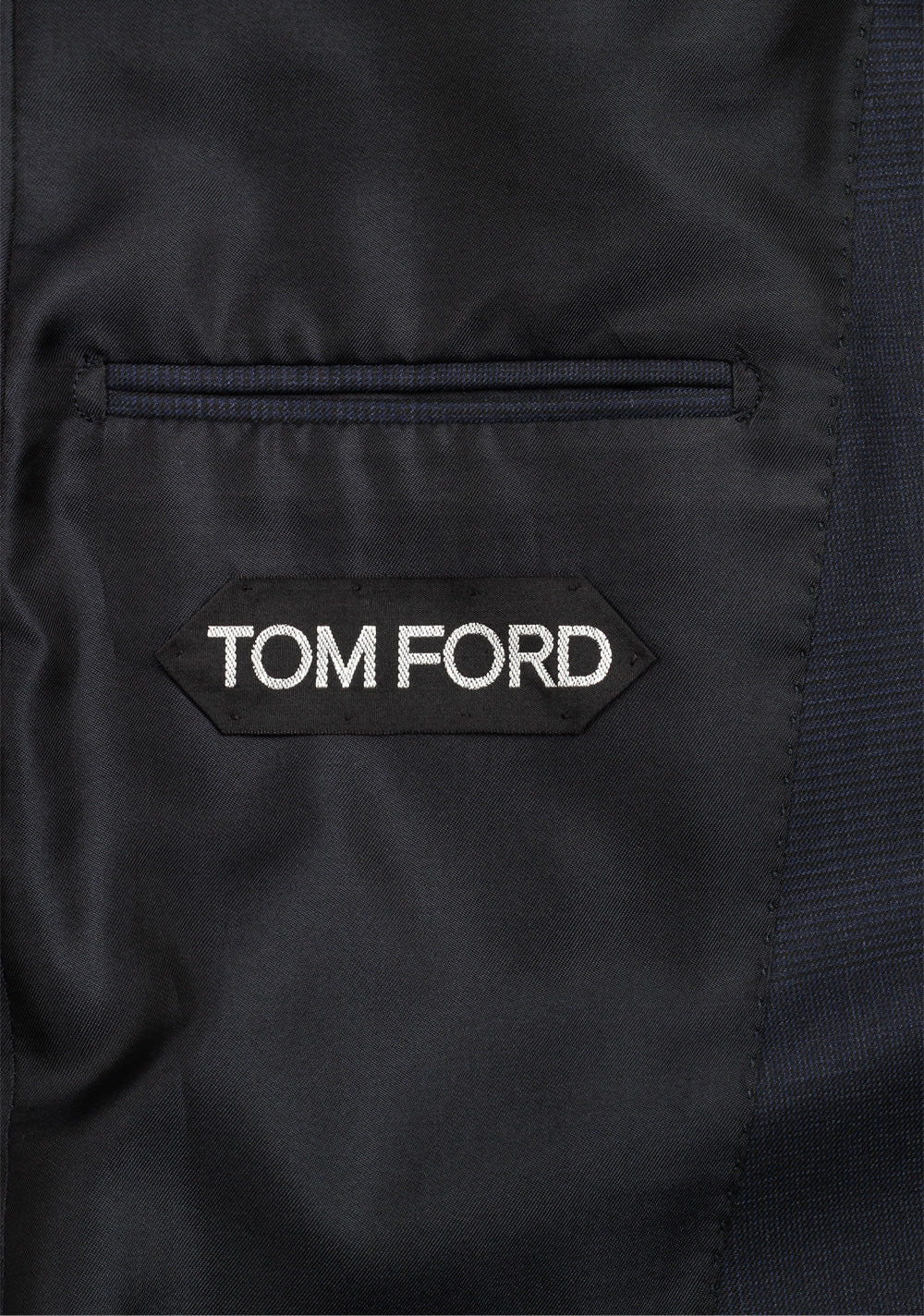 TOM FORD Atticus Blue Checked Sport Coat Size 46 / 36R U.S.