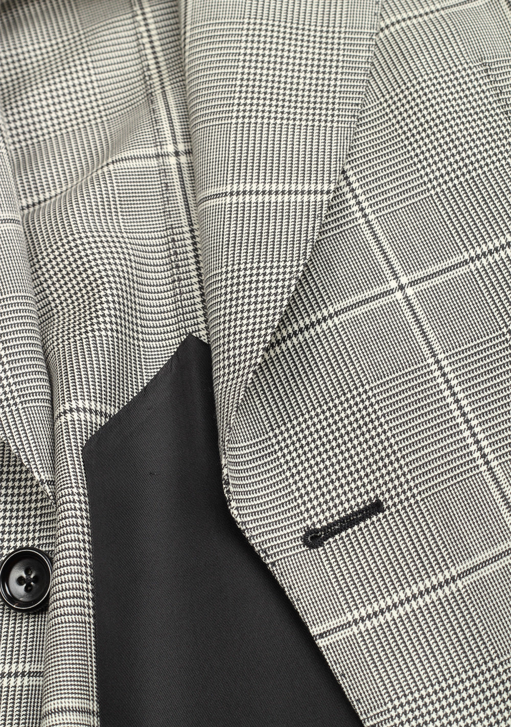 TOM FORD Dyllan Gray Checked Sport Coat Size 46 / 36R U.S.