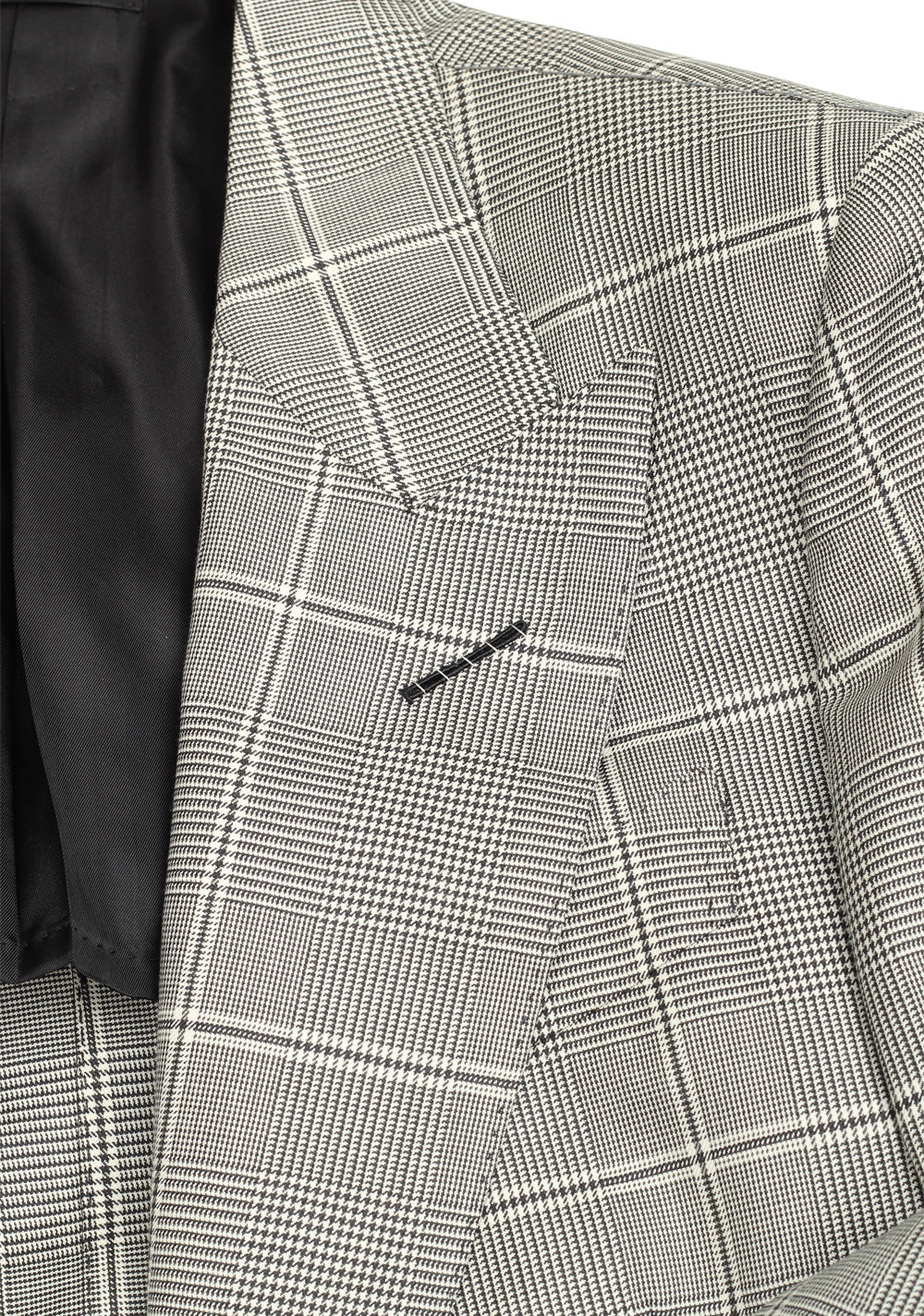TOM FORD Dyllan Gray Checked Sport Coat Size 46 / 36R U.S.