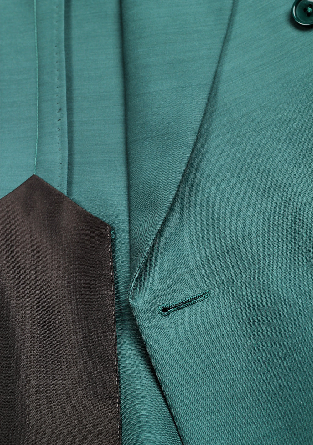 TOM FORD Atticus Teal Suit Size 46 / 36R U.S.
