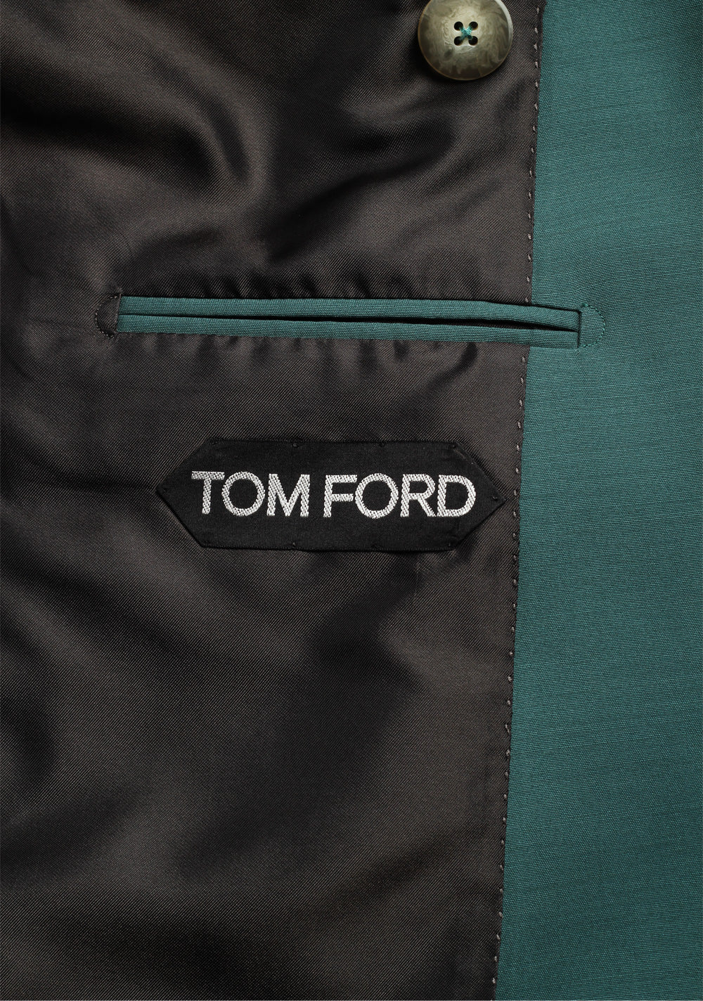 TOM FORD Atticus Teal Suit Size 46 / 36R U.S.