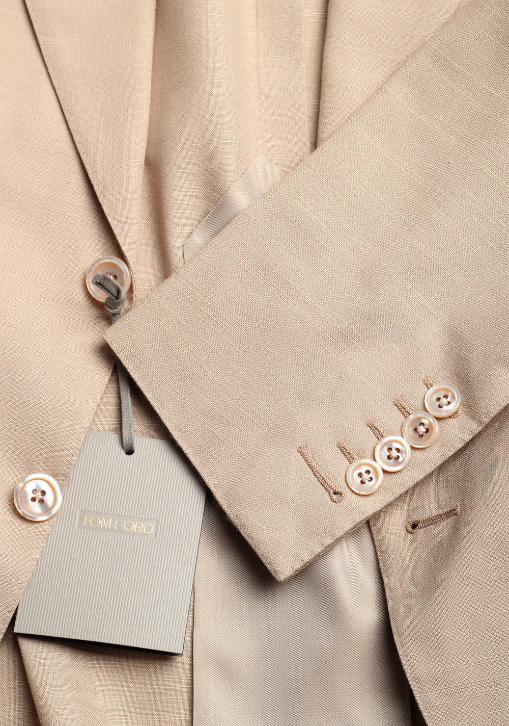 TOM FORD Dyllan Sand Suit Size 46 / 36R U.S.