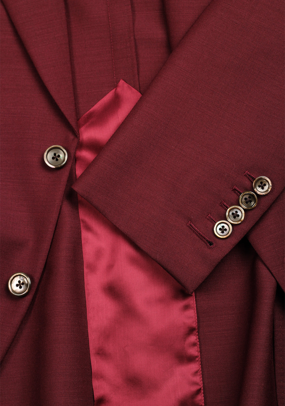 TOM FORD Atticus Burgundy Suit Size 46 / 36R U.S.