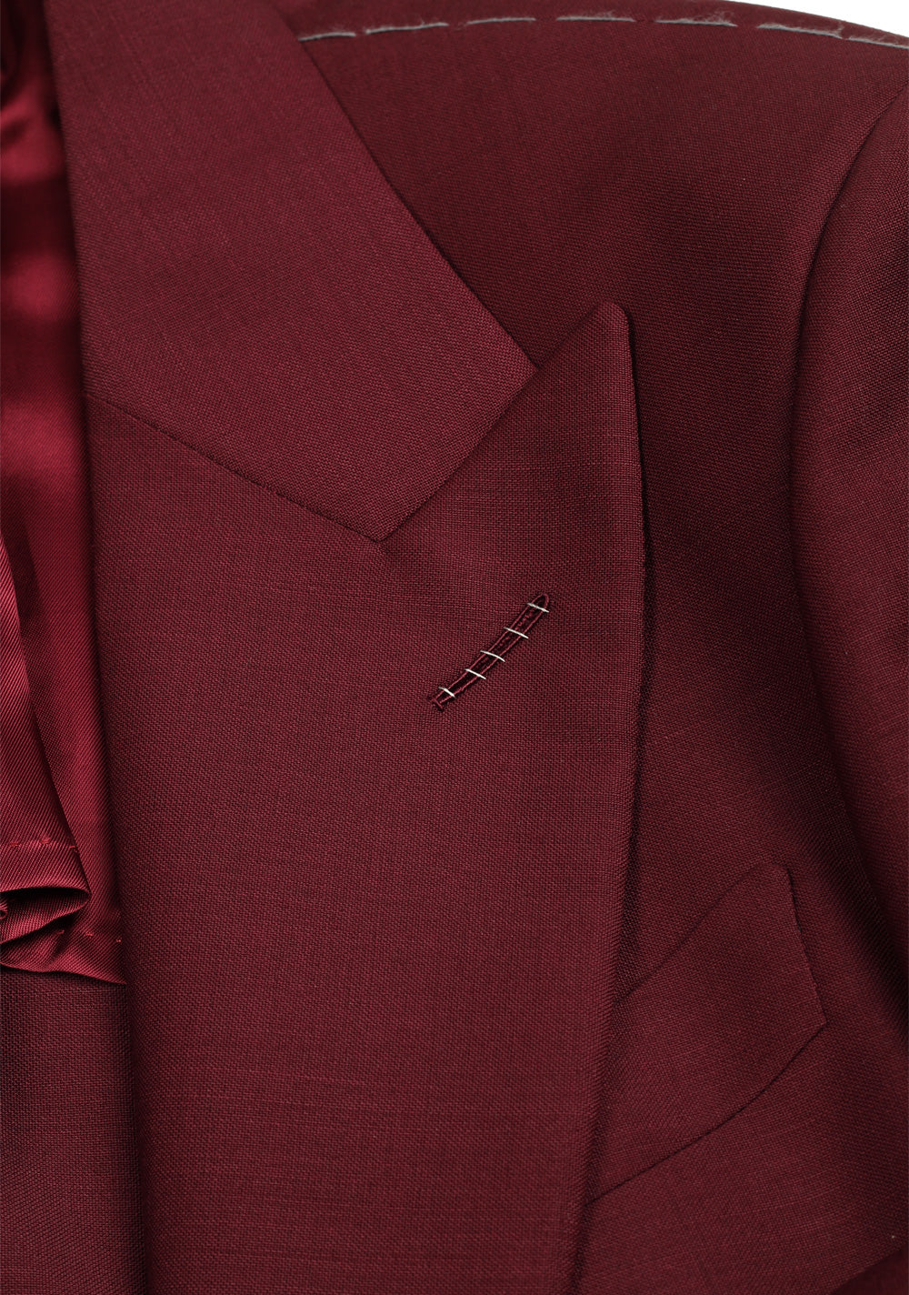 TOM FORD Atticus Burgundy Suit Size 46 / 36R U.S.