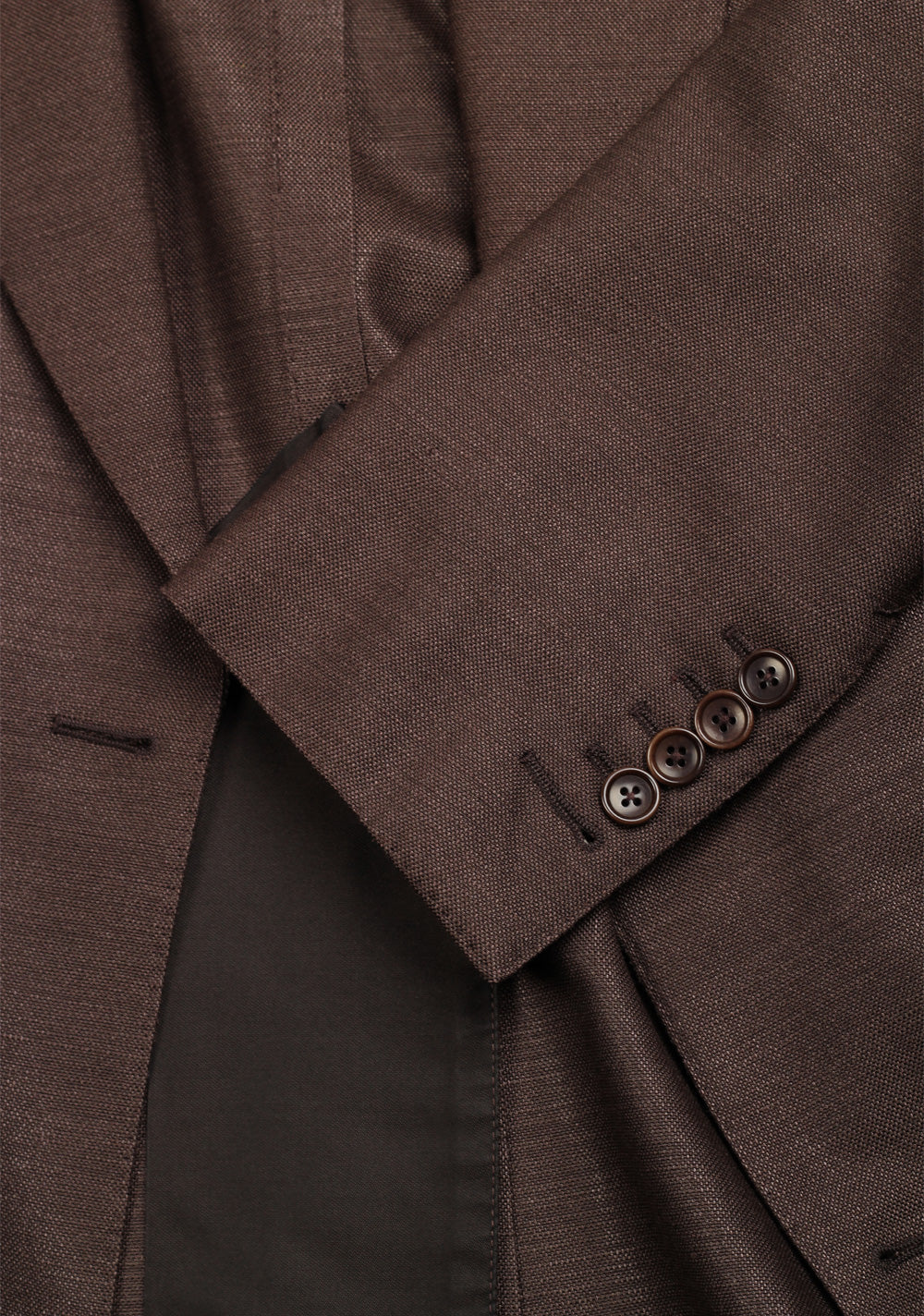 TOM FORD Atticus Brown Double Breasted Suit Size 46 / 36R U.S.