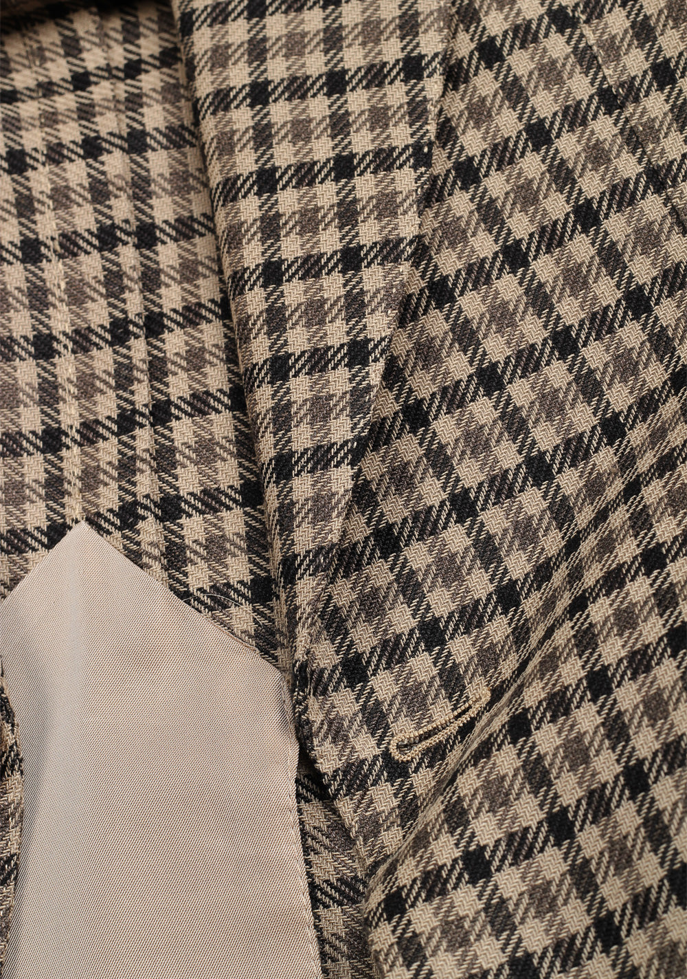 TOM FORD Atticus Brown Checked Suit Size 46 / 36R U.S.