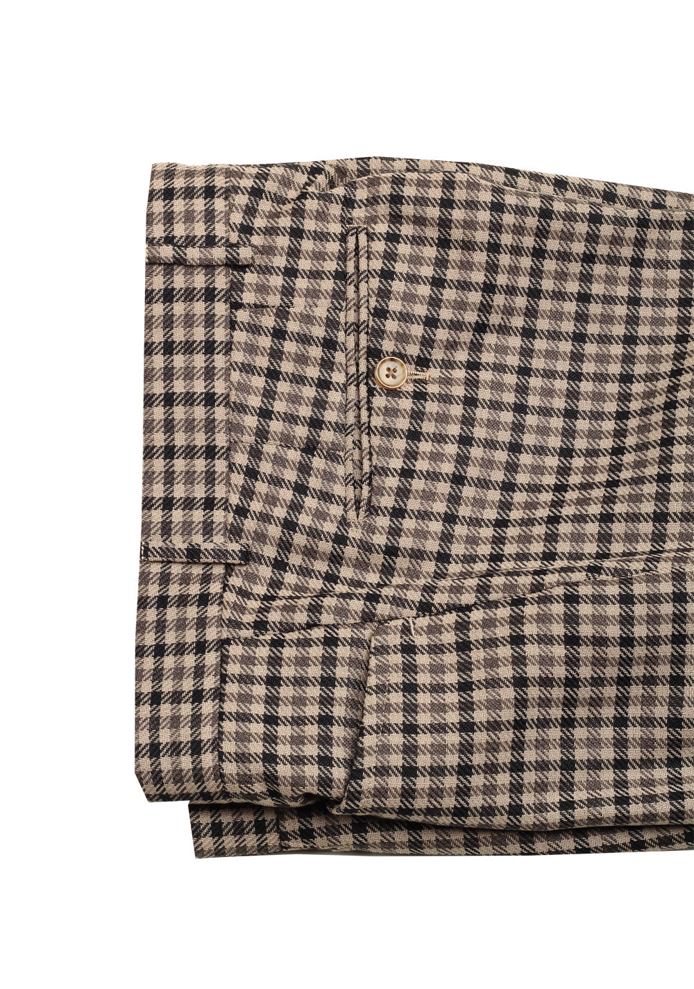 TOM FORD Atticus Brown Checked Suit Size 46 / 36R U.S.