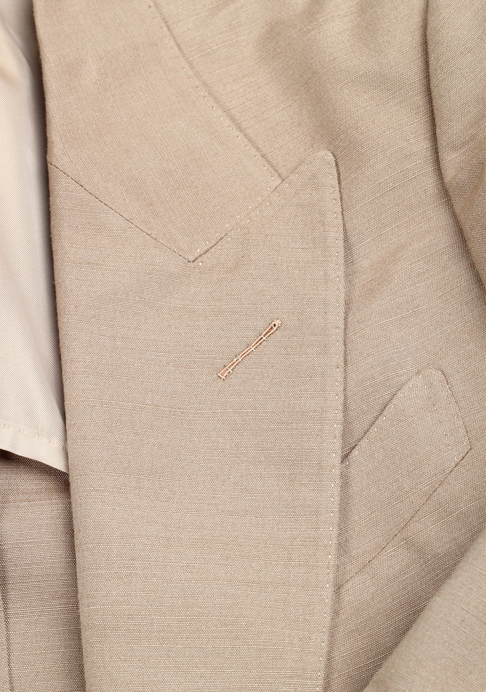 TOM FORD Dyllan Beige Sport Coat Size 46 / 36R U.S.