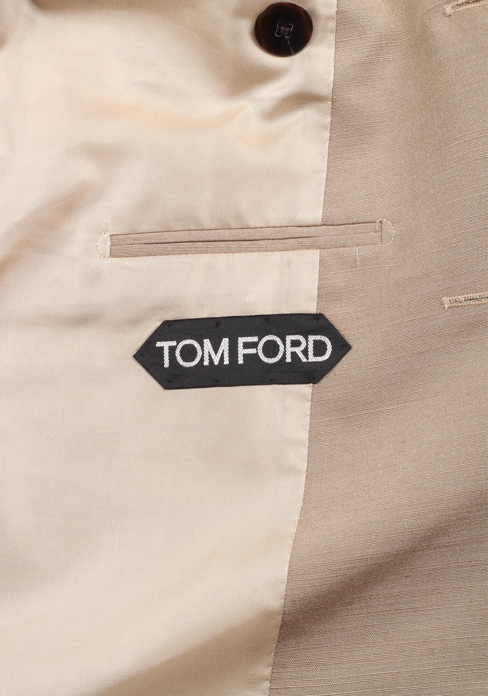 TOM FORD Dyllan Beige Sport Coat Size 46 / 36R U.S.