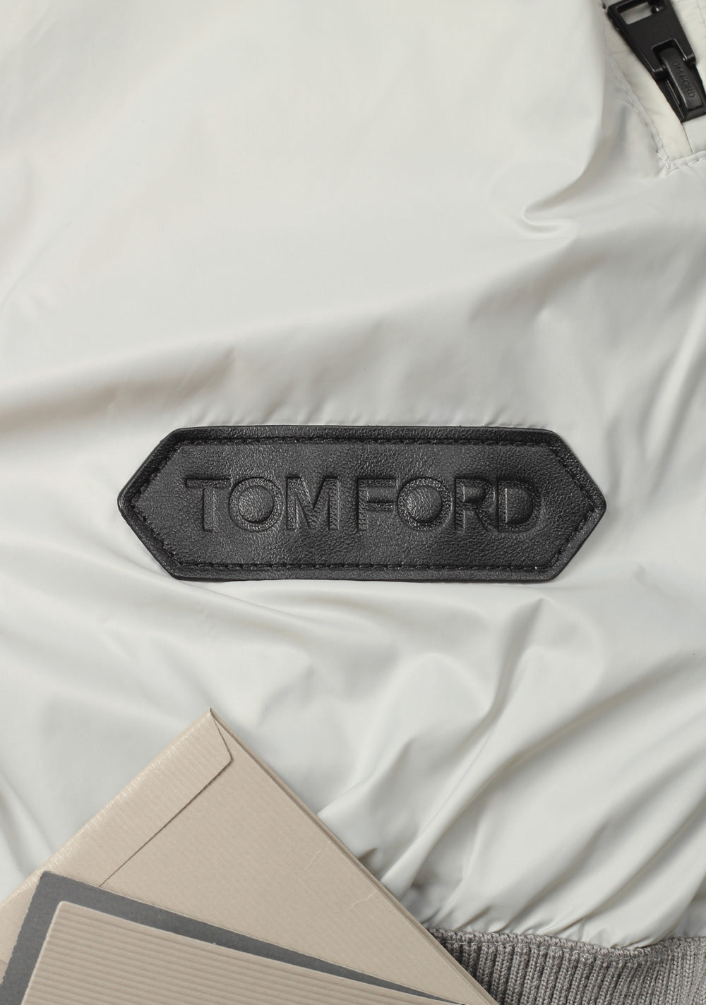 TOM FORD Gray James Bond Spectre Bomber Jacket Size 48 / 38R
