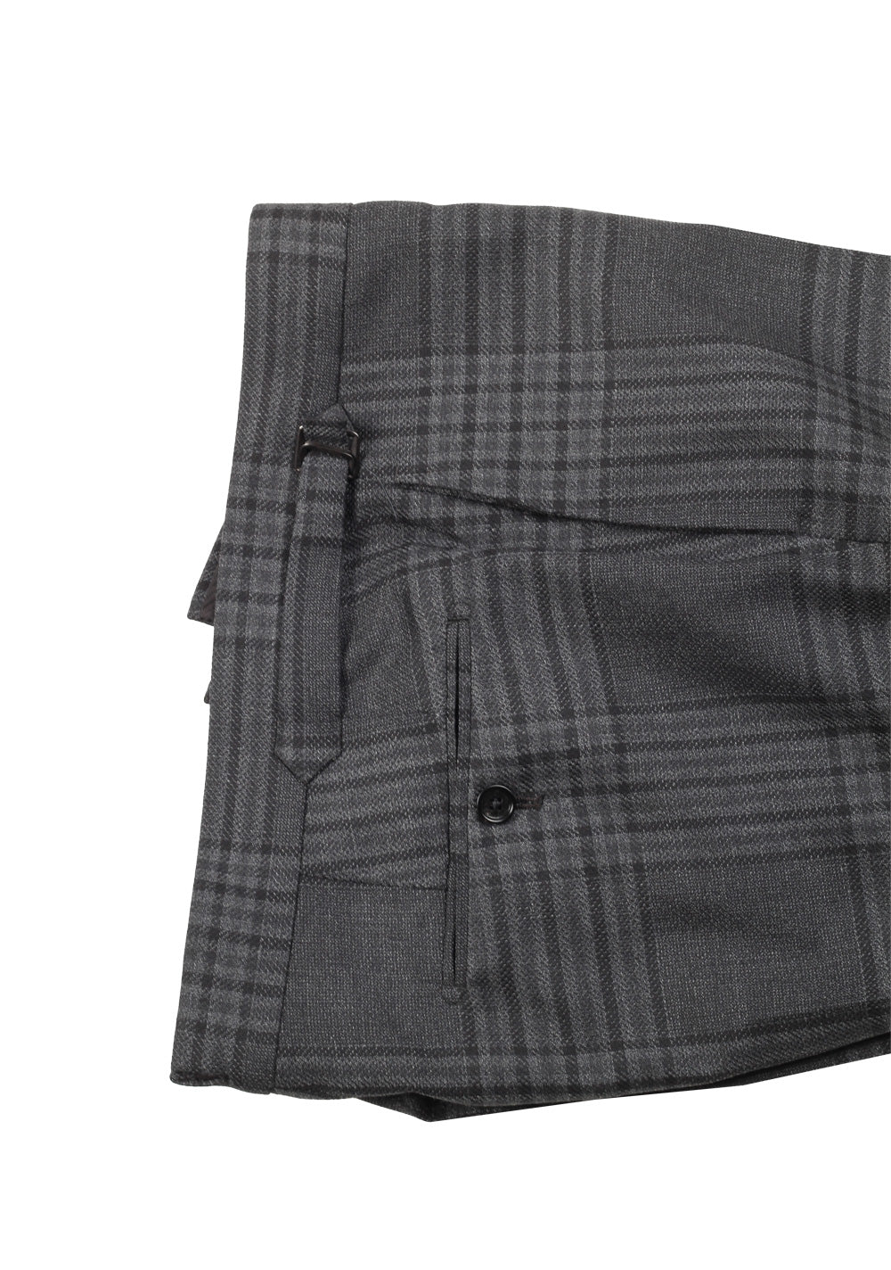 TOM FORD Shelton Wool Checked Gray Suit