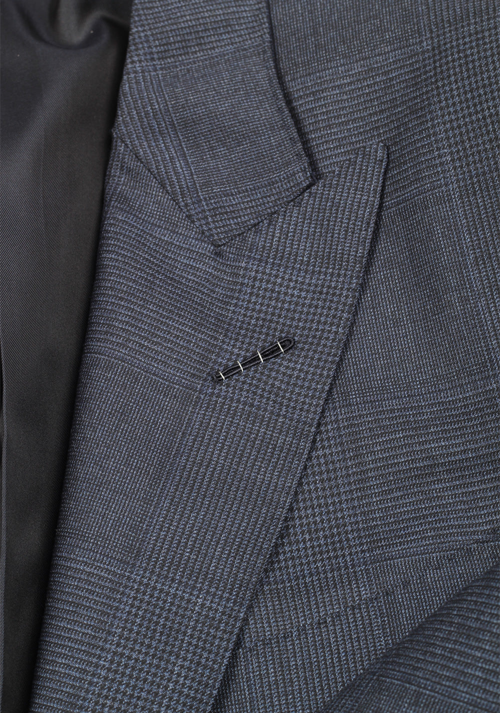 TOM FORD O'Connor Wool Checked Blue Suit