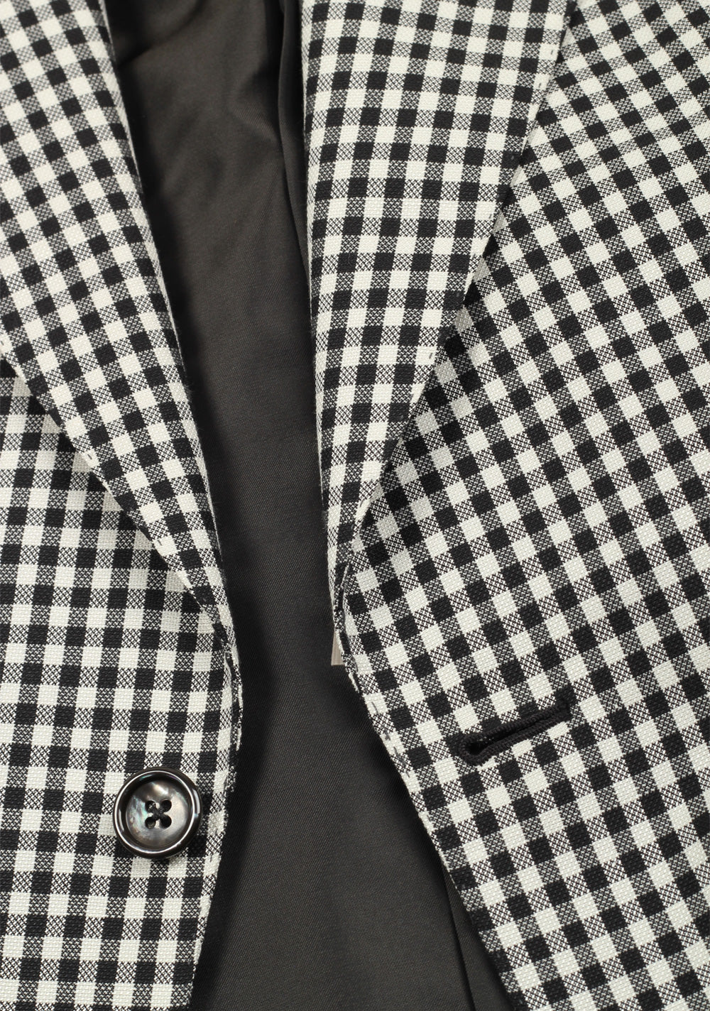 TOM FORD Windsor Black White Checked Suit Size 48 / 38R U.S.