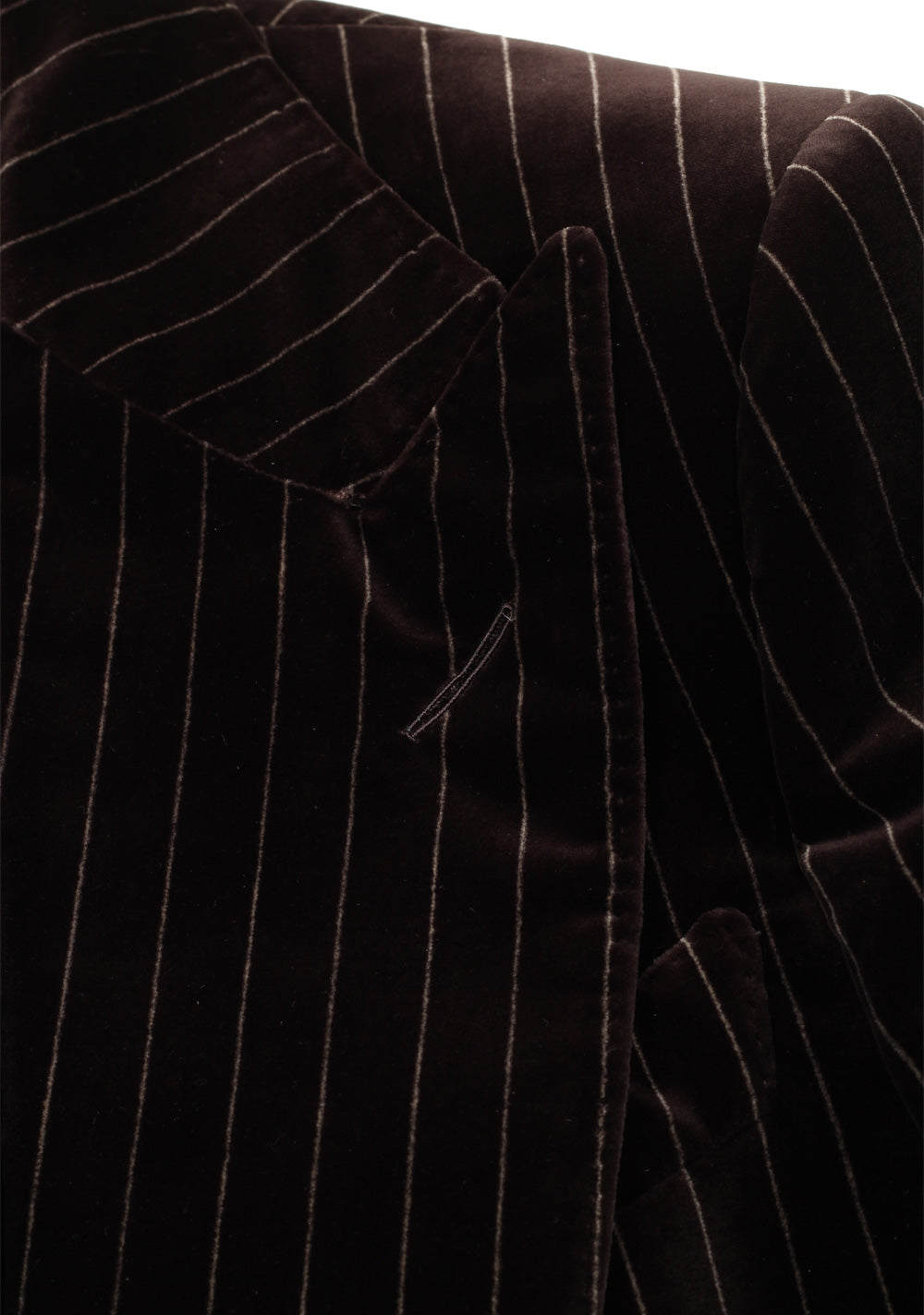 TOM FORD Atticus Brown Striped Suit Size 46 / 36R U.S.