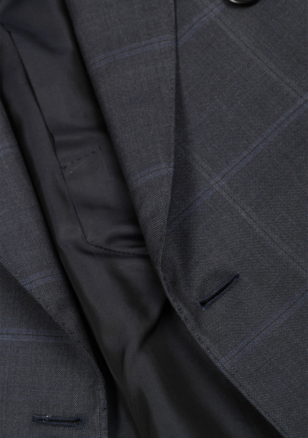 TOM FORD Atticus Wool Checked Blue Suit Size 54 / 44R U.S.