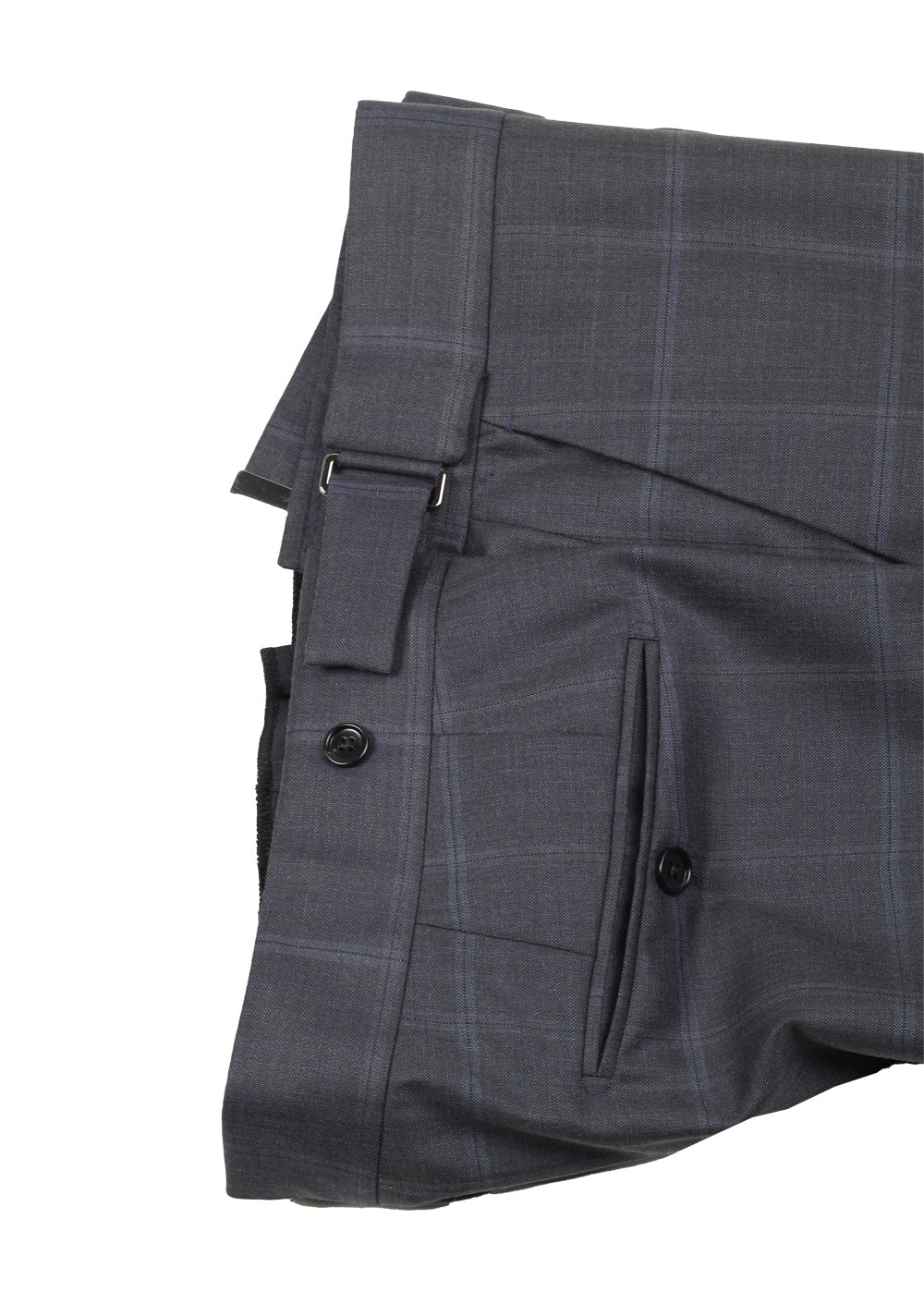 TOM FORD Atticus Wool Checked Blue Suit Size 54 / 44R U.S.