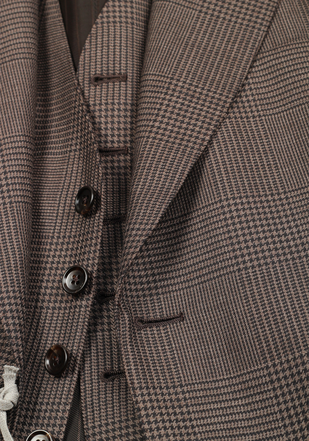 TOM FORD Windsor Brown 3 Piece Checked Suit Size 54S / 44S U.S.
