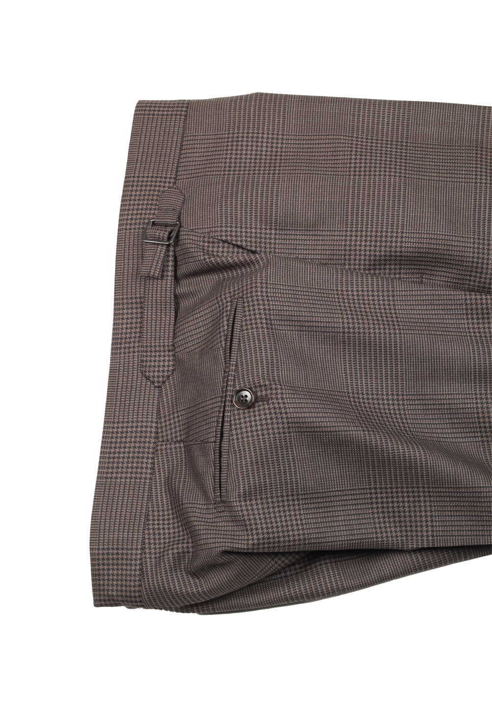 TOM FORD Windsor Brown 3 Piece Checked Suit Size 54S / 44S U.S.
