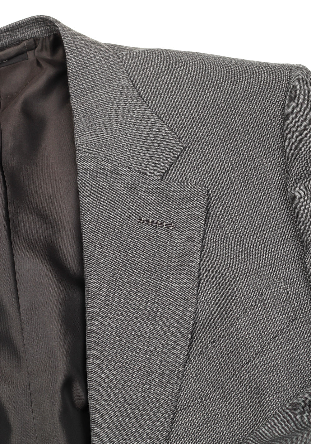 TOM FORD Windsor Gray Checked Suit Size 54S / 44S U.S.