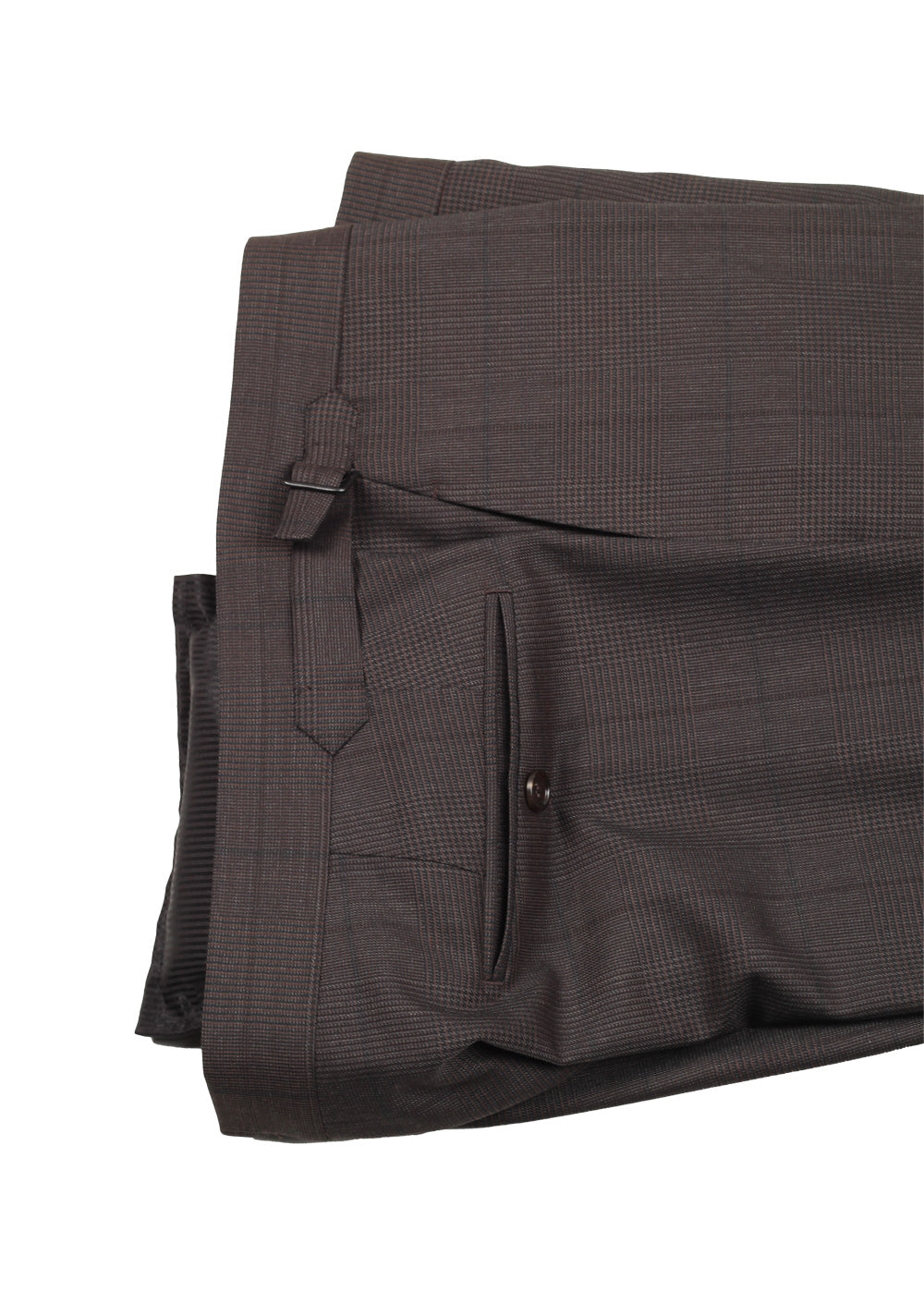 TOM FORD Windsor Brown 3 Piece Checked Suit Size 54S / 44S U.S.