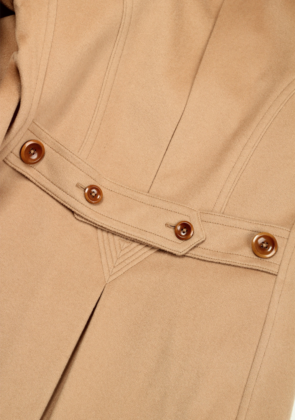 TOM FORD Camel Wool Double Breasted Coat 54 / 44R U.S.