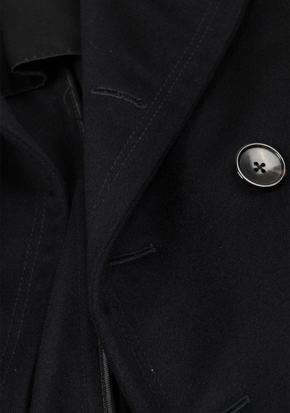 TOM FORD Blue Wool Double Breasted Coat 54 / 44R U.S.