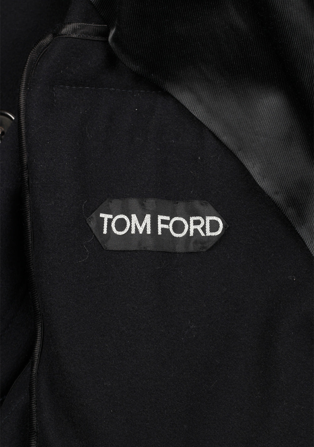 TOM FORD Blue Wool Double Breasted Coat 54 / 44R U.S.