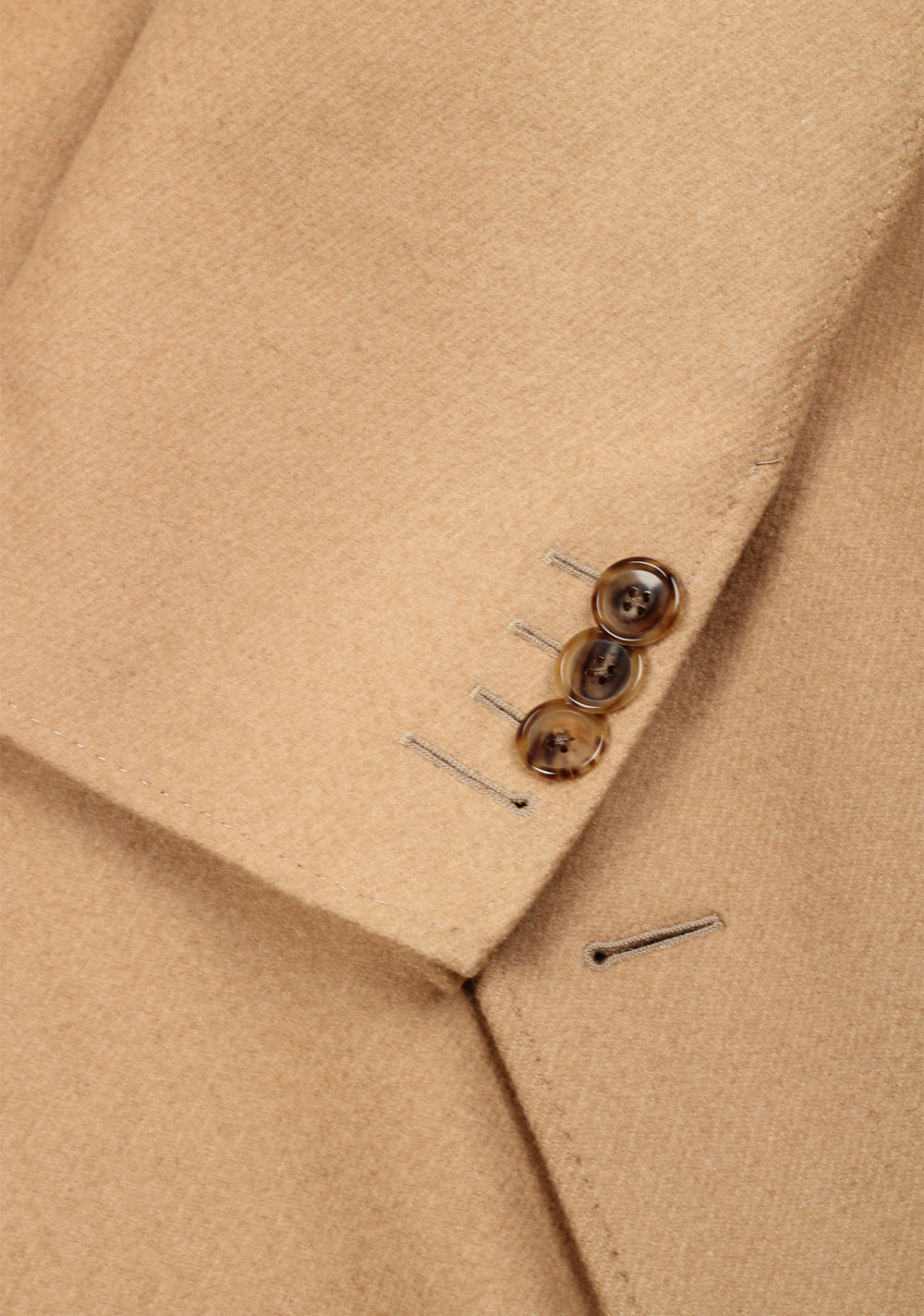 TOM FORD Camel Double Breasted Coat 58 / 48R U.S. in Camel Wool