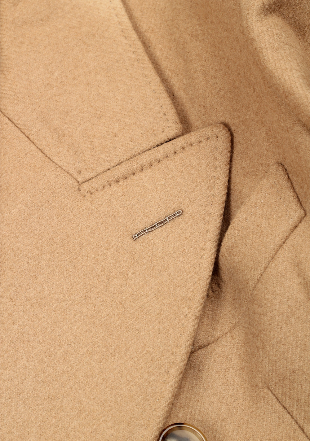 TOM FORD Camel Double Breasted Coat 58 / 48R U.S. in Camel Wool